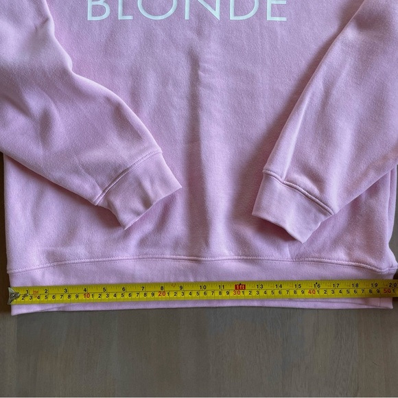 Brunette The Label Pink Blonde Crew Neck Sweatshirt - Picture 9 of 10